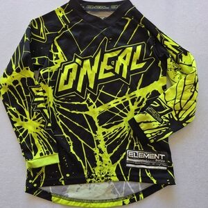 O'Neal Kids Neon Yellow and Black Jersey